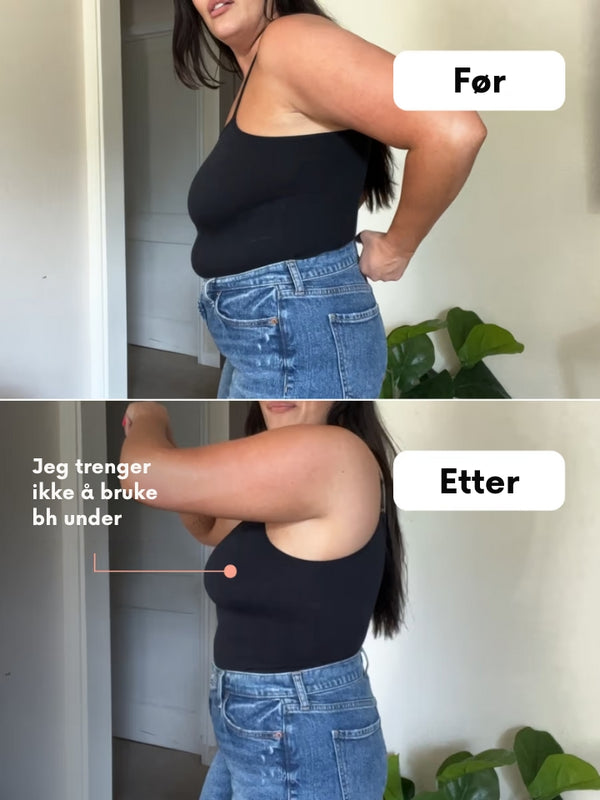Før og etter fra siden